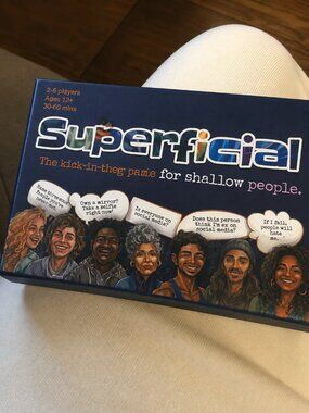 NEW Superficial The Skin Deep Game for Shallow People Party Card Game